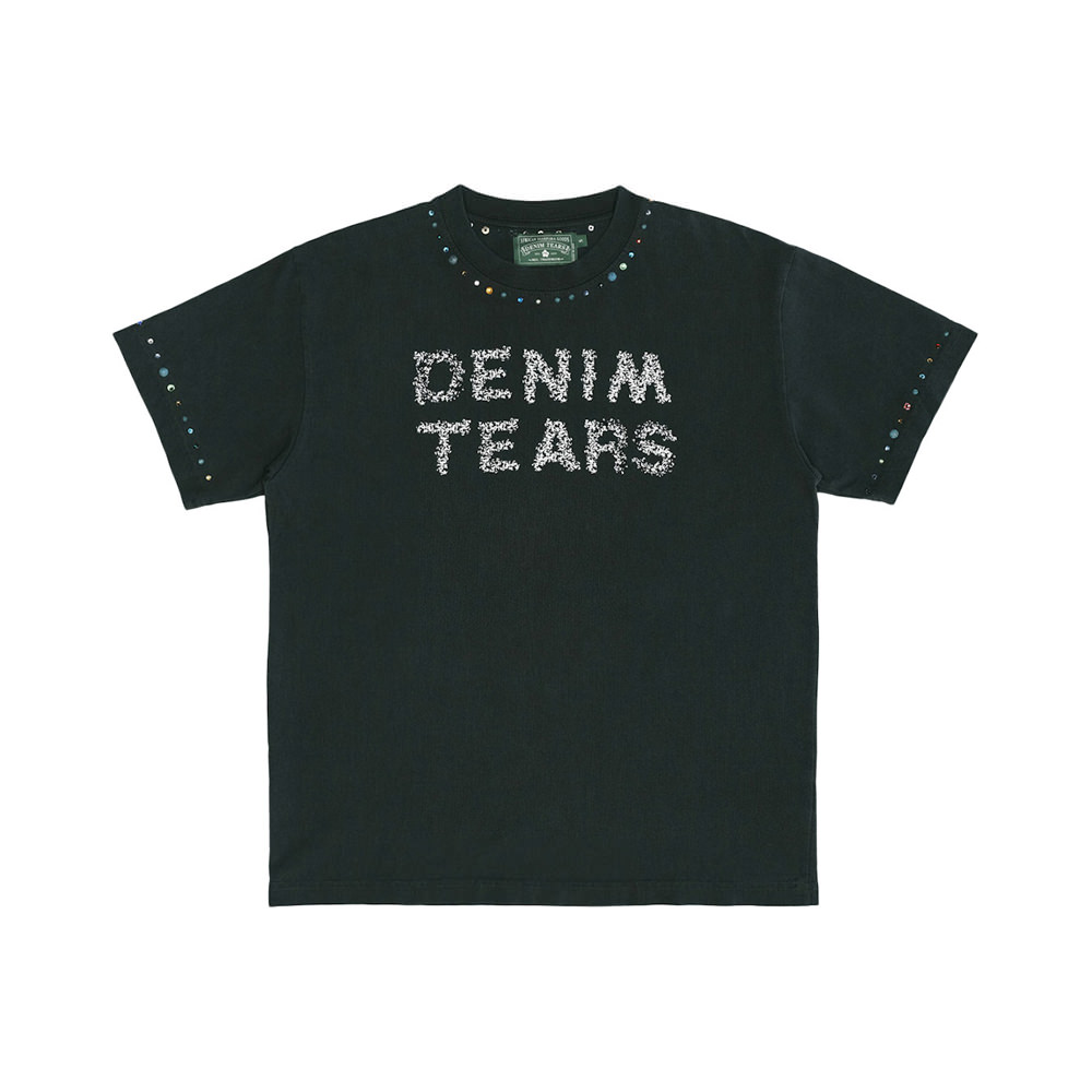 Denim Tears Rhinestone Wreath Tee BlackDenim Tears Denim Tears Rhinestone Wreath Tee BlackDenim Tears