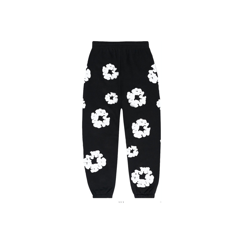 Denim Tears The Cotton Wreath Sweatpants BlackDenim Tears The Cotton ...