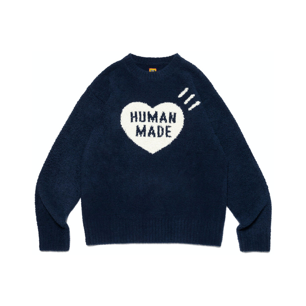 Human Made Cozy Sweatshirt NavyHuman Made Cozy Sweatshirt Navy - OFour