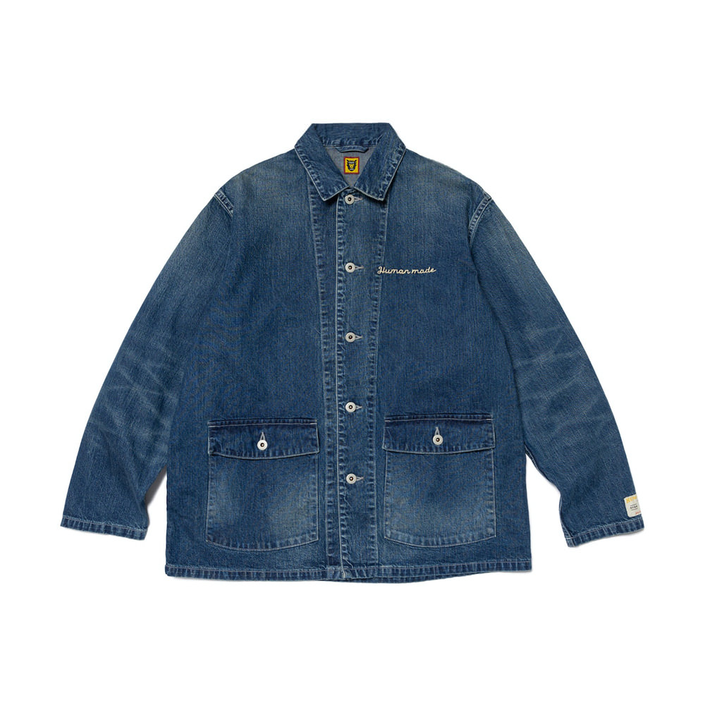 Human Made Future Past Denim Coverall Jacket IndigoHuman Made Future ...