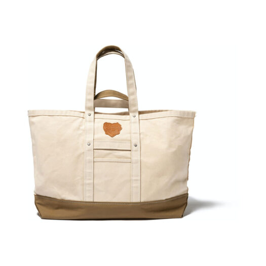 Human Made Heavy Canvas Large Tote Bag Beige