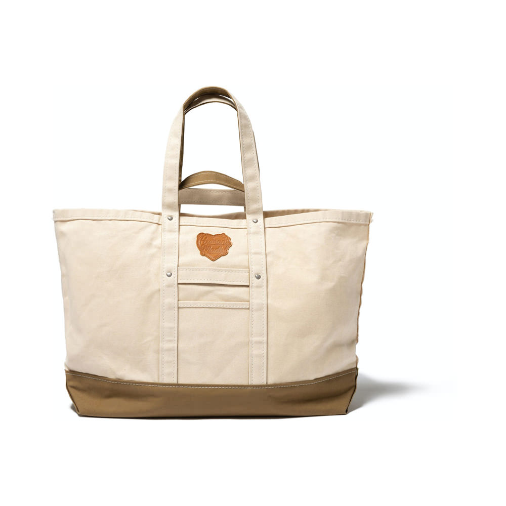 Human Made Heavy Canvas Large Tote Bag BeigeHuman Made Heavy Canvas Large Tote Bag Beige OFour