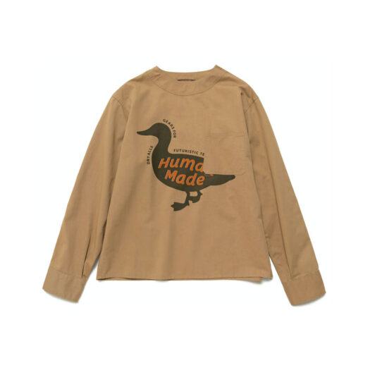 Human Made Pullover L/S Shirt Beige