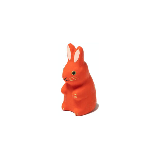 Human Made Rabbit Hariko Small Figure Red