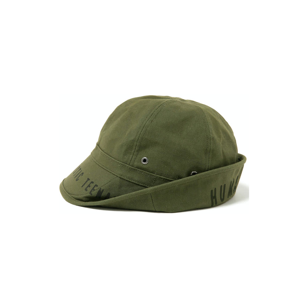 Human Made Round Bucket Hat Olive DrabHuman Made Round Bucket Hat Olive