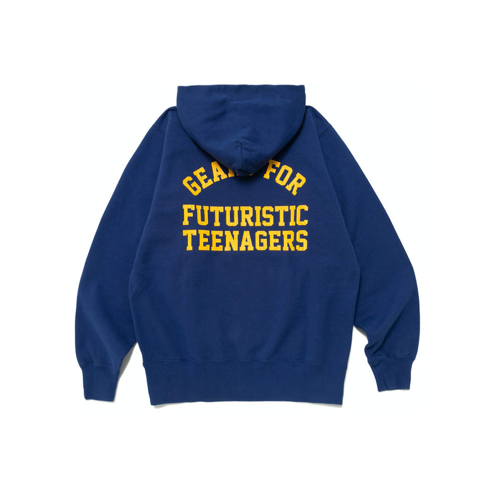 Human Made Snap Hoodie NavyHuman Made Snap Hoodie Navy - OFour