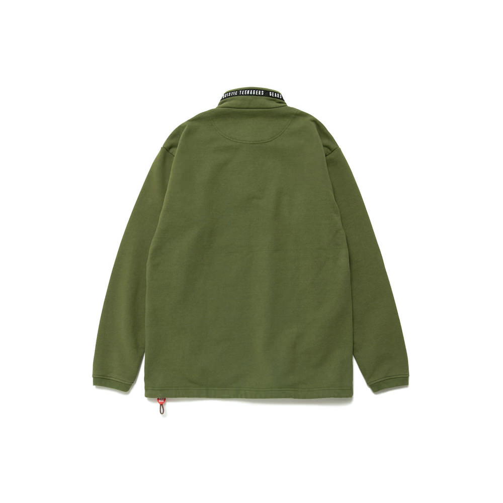 Human Made Stand Collar Sweatshirt GreenHuman Made Stand Collar