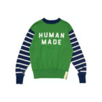 Human Made Striped Sleeve Sweatshirt Green