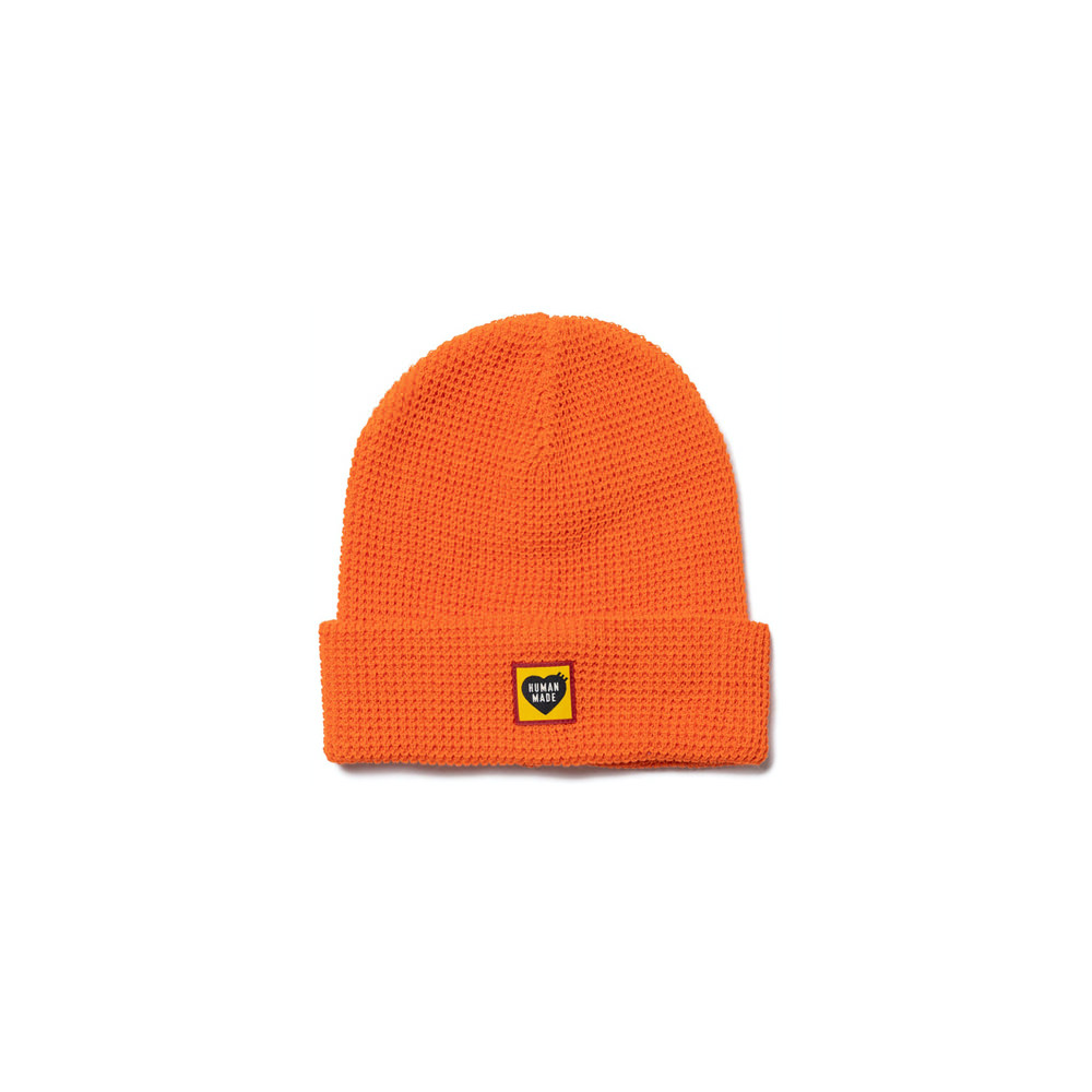 Human Made Waffle Beanie Orange