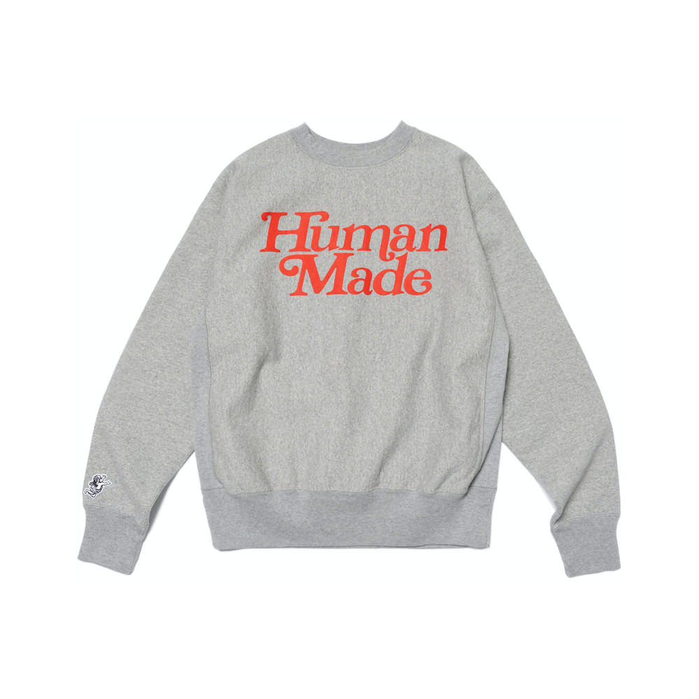 Human Made x Girls Don't Cry Crew Neck Sweatshirt GreyHuman Made x