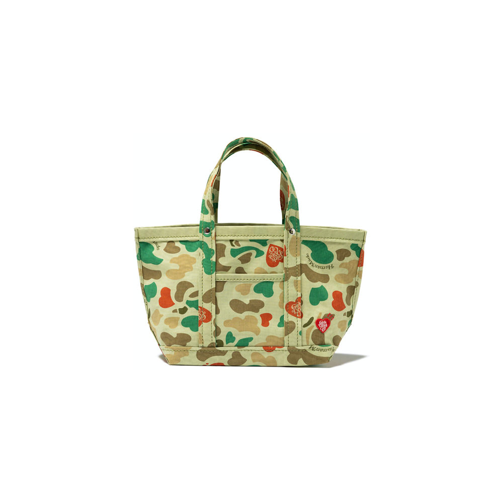 Human Made x Girls Don't Cry Heart Camo Small Tote Bag Green