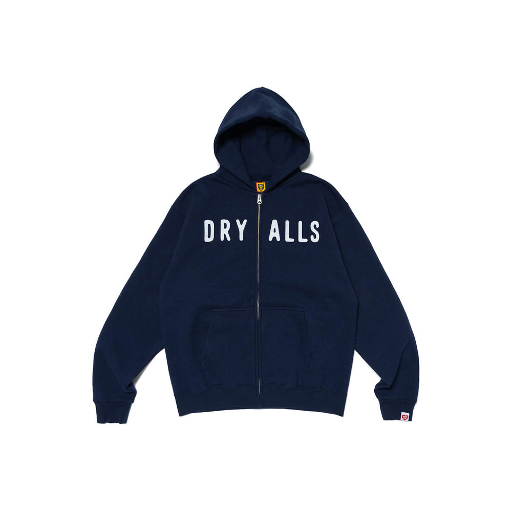 Human Made Zip Up Sweat Hoodie Navy