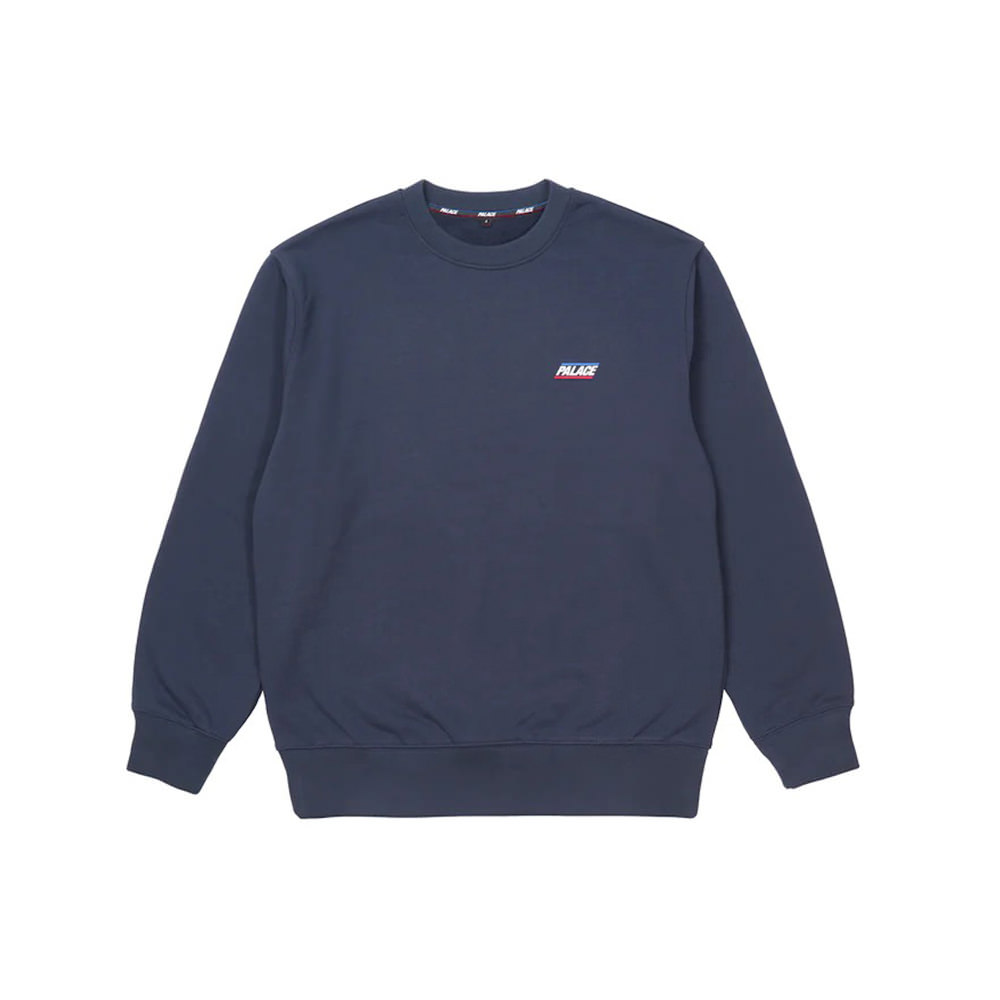 Palace Basically A Crew (SS23) NavyPalace Basically A Crew (SS23) Navy ...