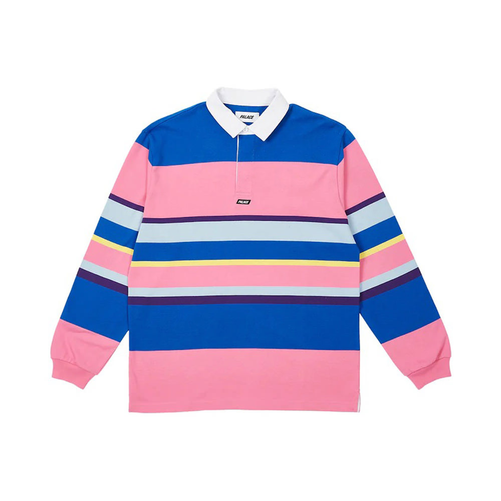 Palace Big Stripe Rugby Top PinkPalace Big Stripe Rugby Top Pink