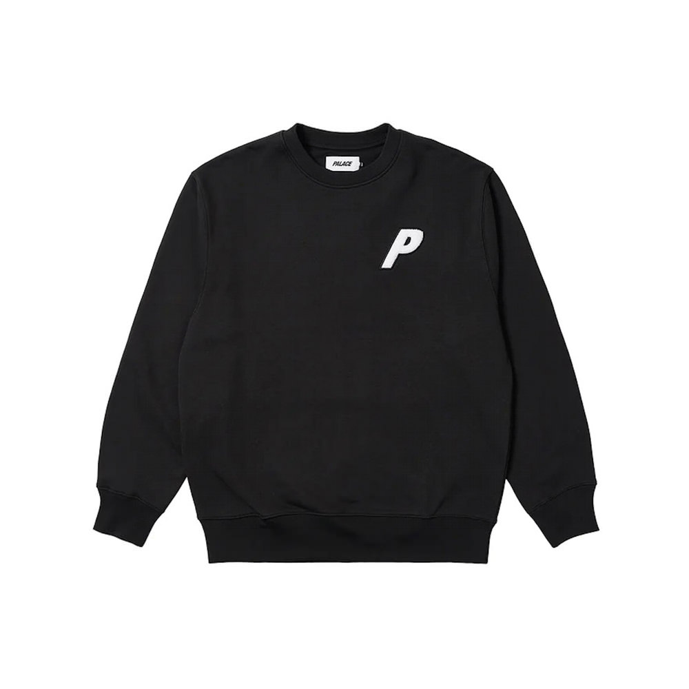 Palace Fleece Tri-Ferg Crew BlackPalace Fleece Tri-Ferg Crew Black