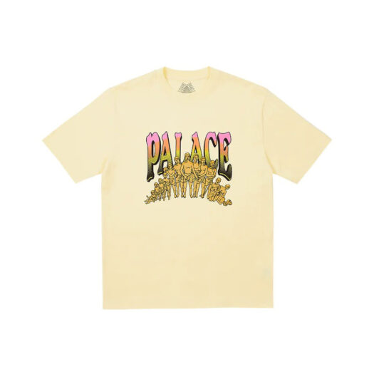 Palace From The Beginning To The End T-Shirt Mellow Yellow