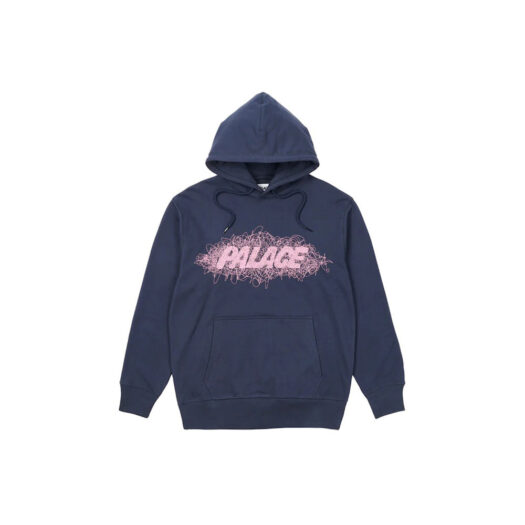 Palace Sketchy Hood Navy