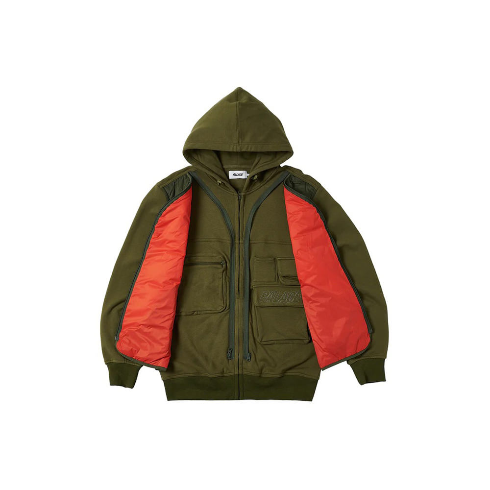 Palace Tactical Zip Hood Deep GreenPalace Tactical Zip Hood Deep