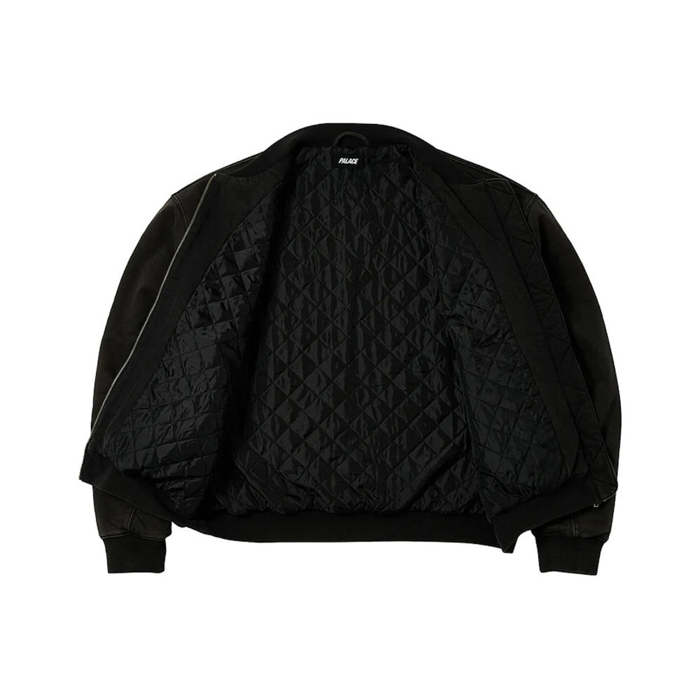 Palace Wash Out Bomber Jacket BlackPalace Wash Out Bomber Jacket Black ...