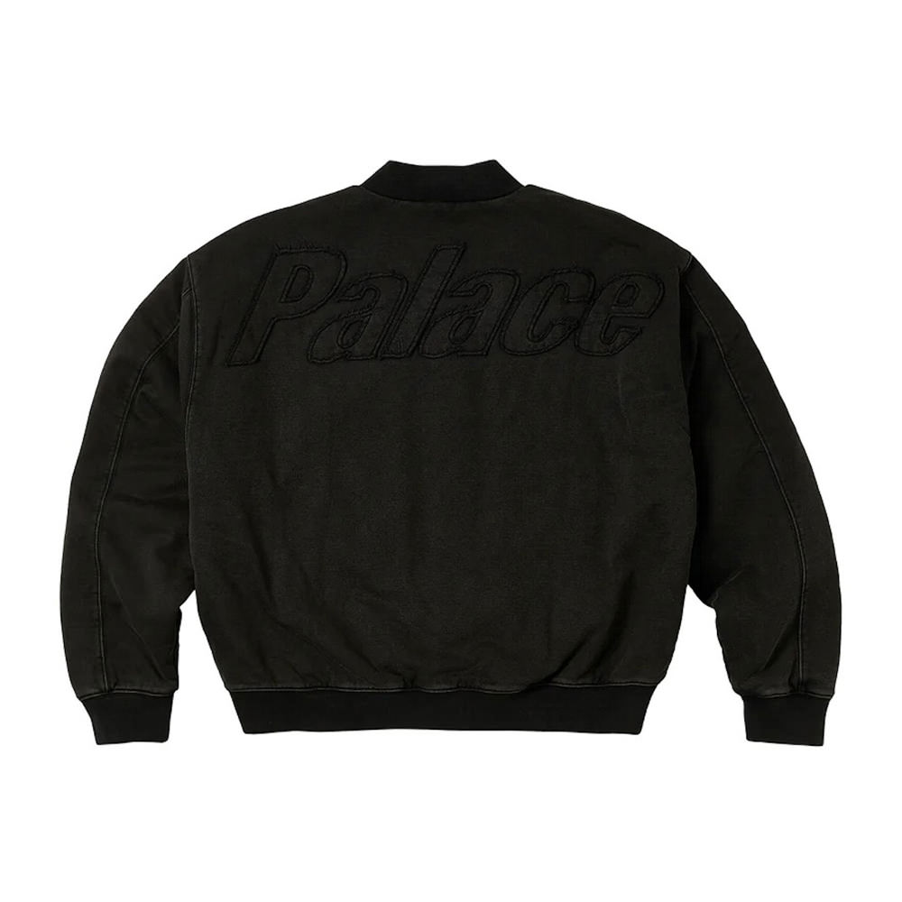 Palace Wash Out Bomber Jacket BlackPalace Wash Out Bomber Jacket