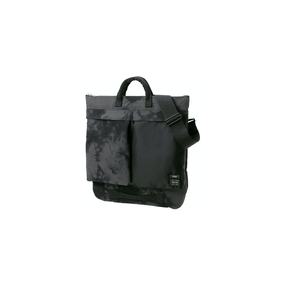 Palace x Porter 2 Way Helmet Bag Black Wave Dye