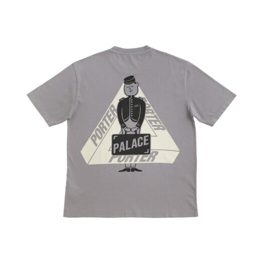 Palace x Porter Tri Ferg Bell Boy T-Shirt Grey
