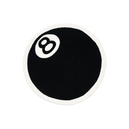 Stussy 8-Ball Rug Black & White
