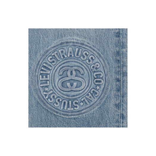 Stussy x Levi’s Embossed 501 Jeans Stussy Rugged-Blue
