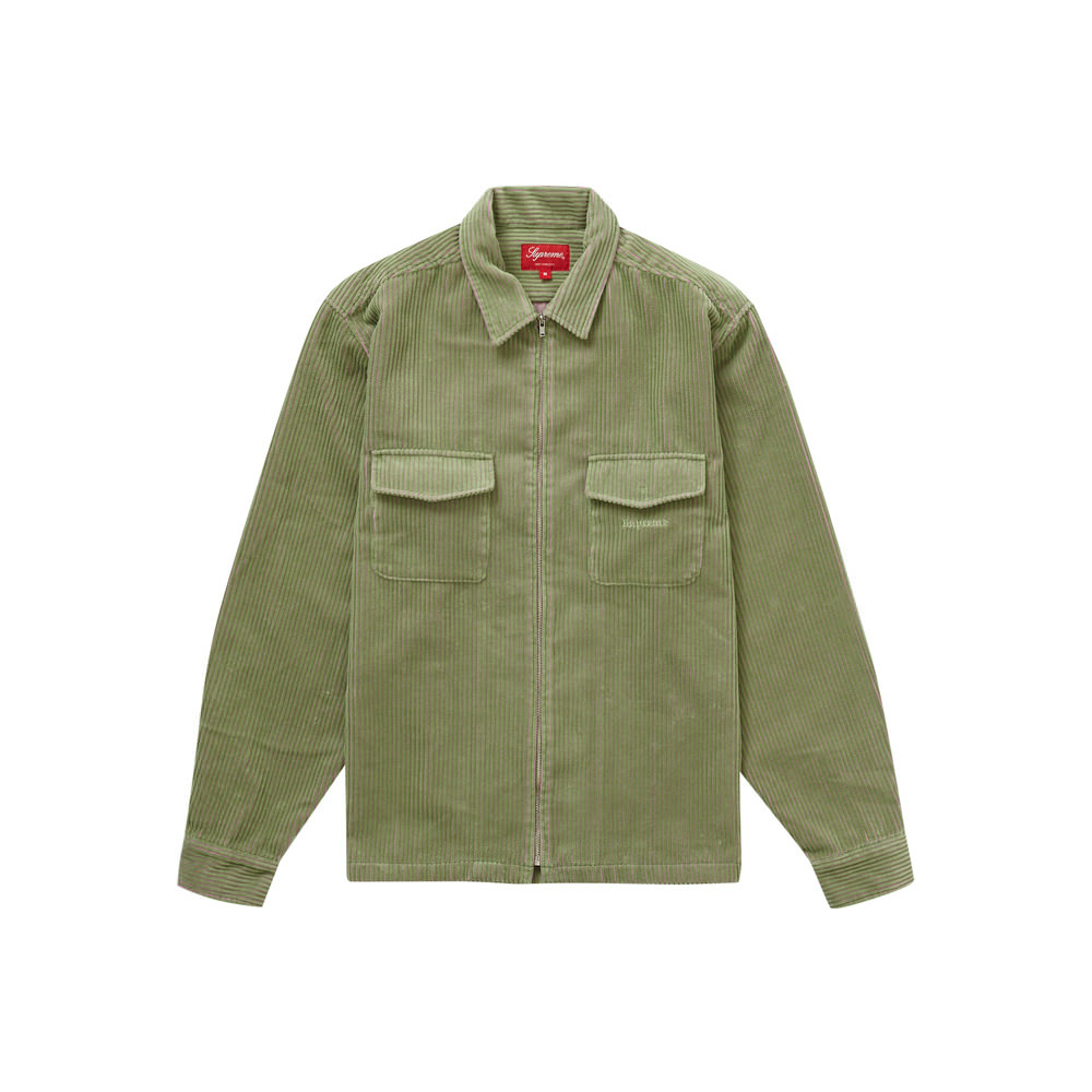 正規店特価】 Supreme - Supreme 17AW corduroy zip up shirtの通販 by