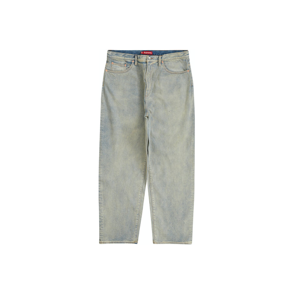 supreme baggy jean Dirty Indigo 30 - デニム/ジーンズ