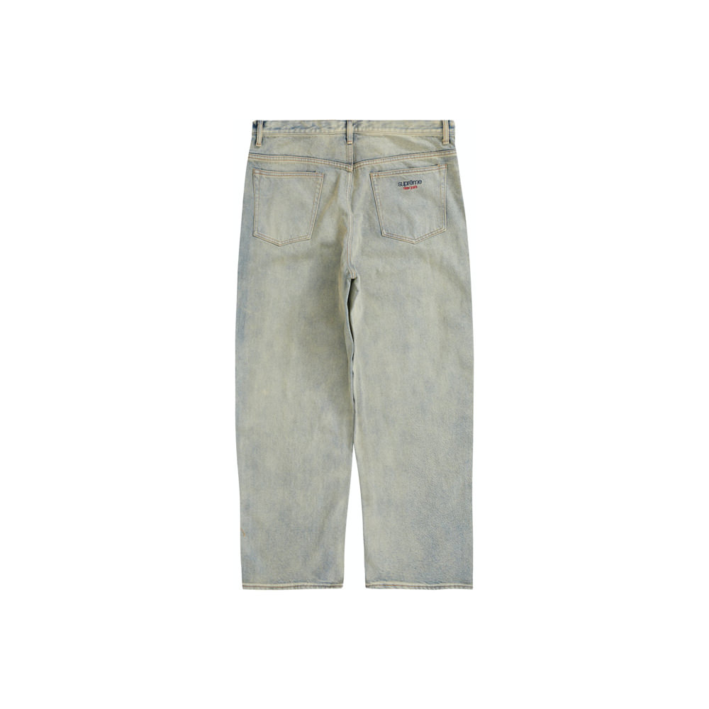 9,890円Supreme Baggy Jean Dirty Indigo 36インチ