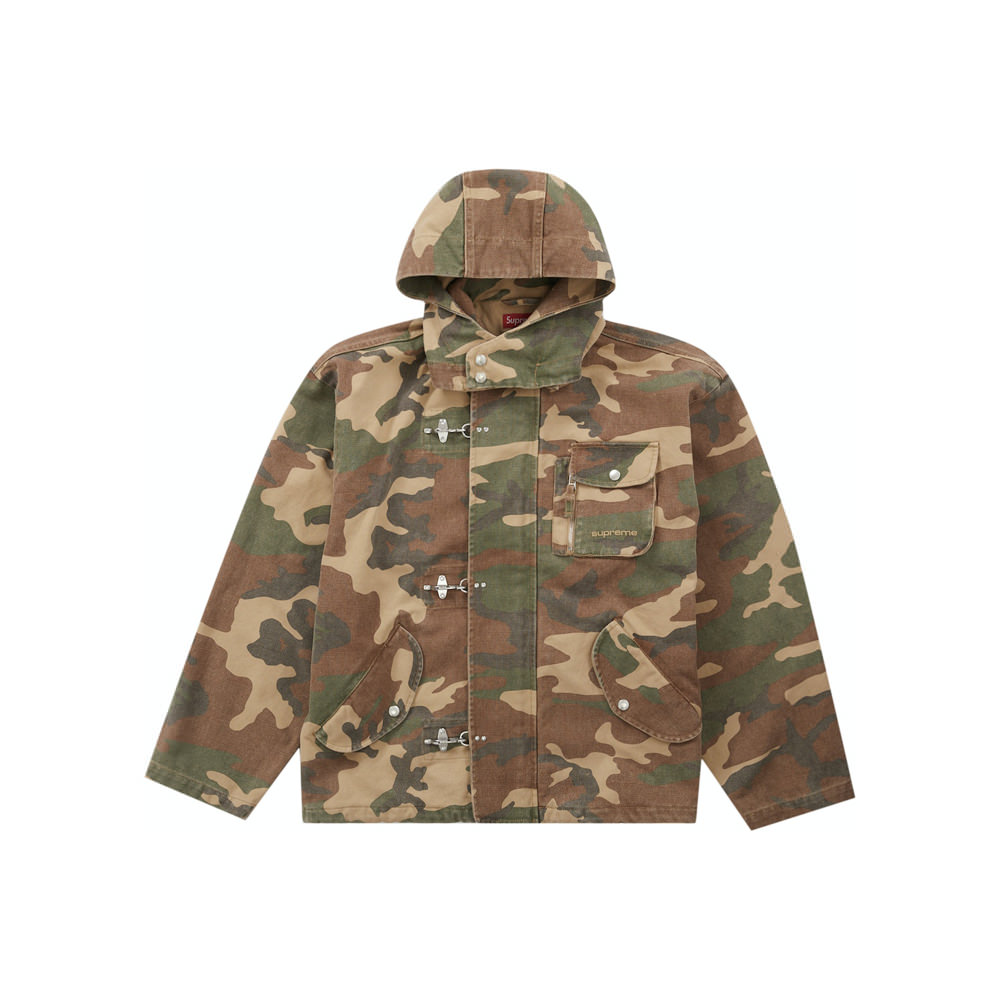 Supreme Canvas Clip Jacket Tan CamoSupreme Canvas Clip Jacket Tan Camo ...