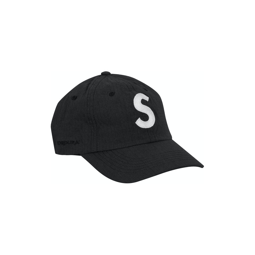 Supreme Cordura Ripstop S Logo 6-Panel BlackSupreme Cordura