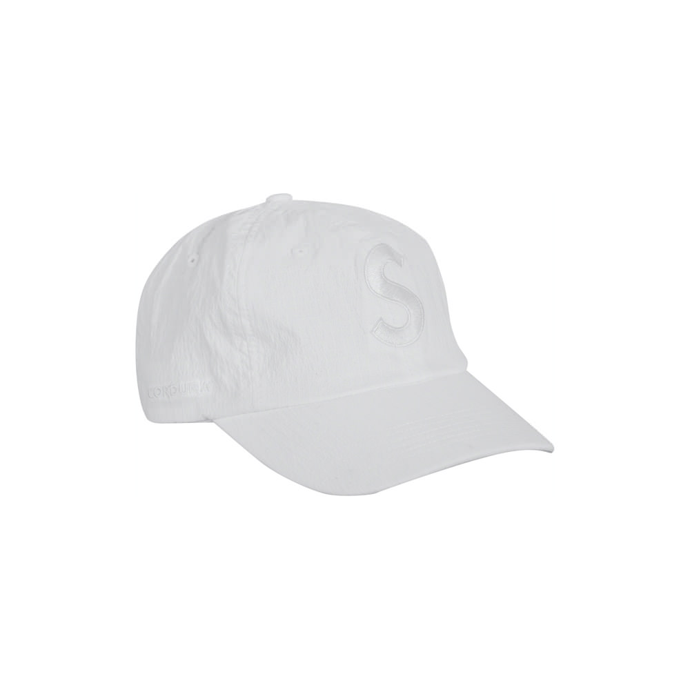 Supreme Cordura Ripstop S Logo 6-Panel White