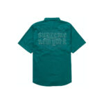Supreme Croc Patch S/S Work Shirt Teal