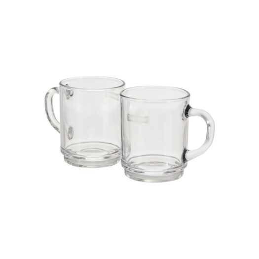 Supreme Duralex Glass Mugs (Set of 6) Clear