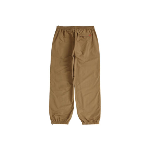 Supreme Full Zip Baggy Warm Up Pant Light Brown