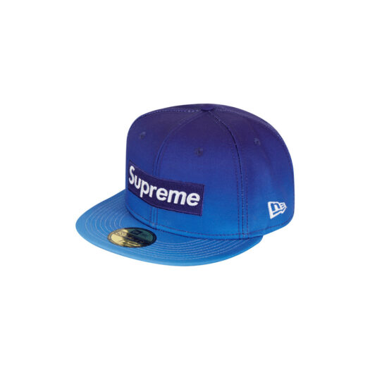 Supreme Gradient Box Logo New Era Blue