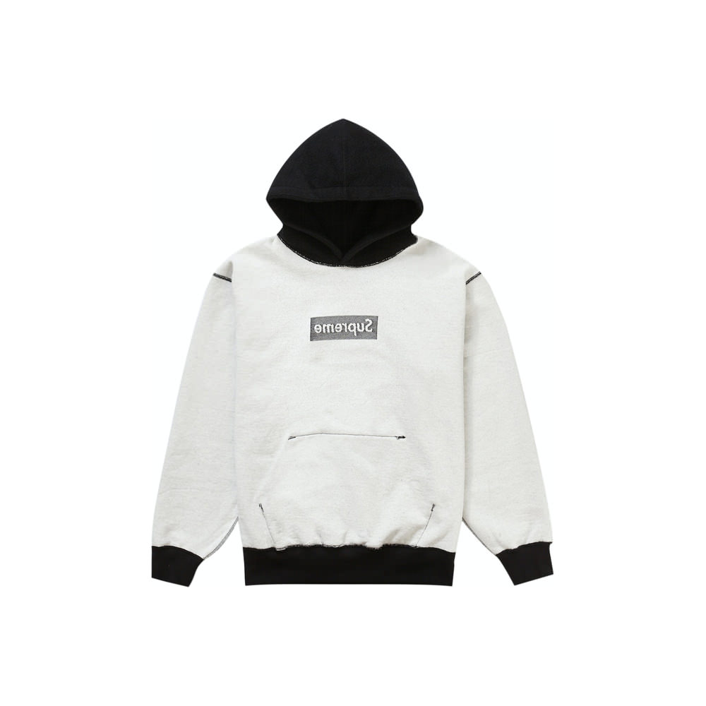 Supreme hoodie box online logo white