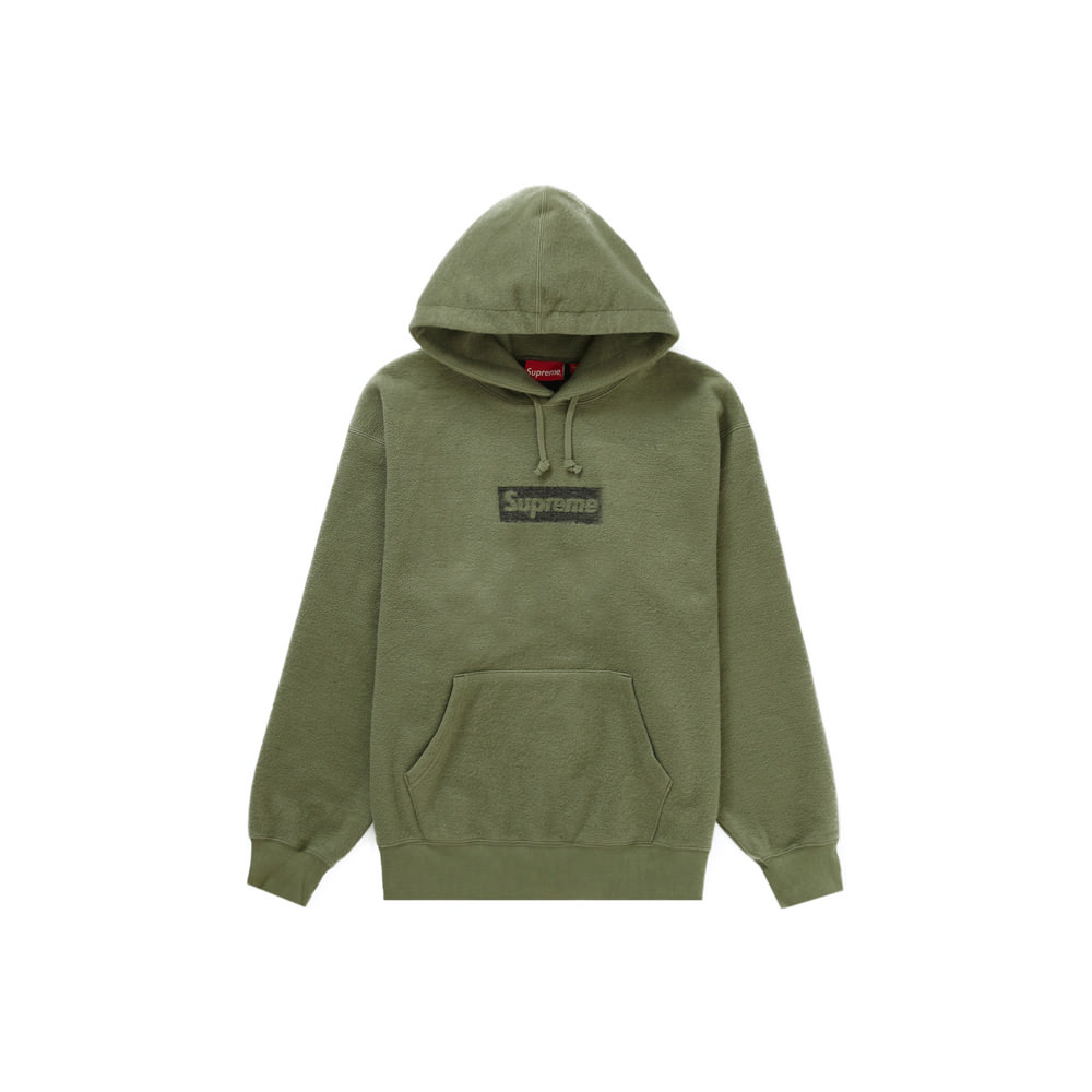 Supreme Inside Out Box Logo Hooded Sweatshirt Light OliveSupreme