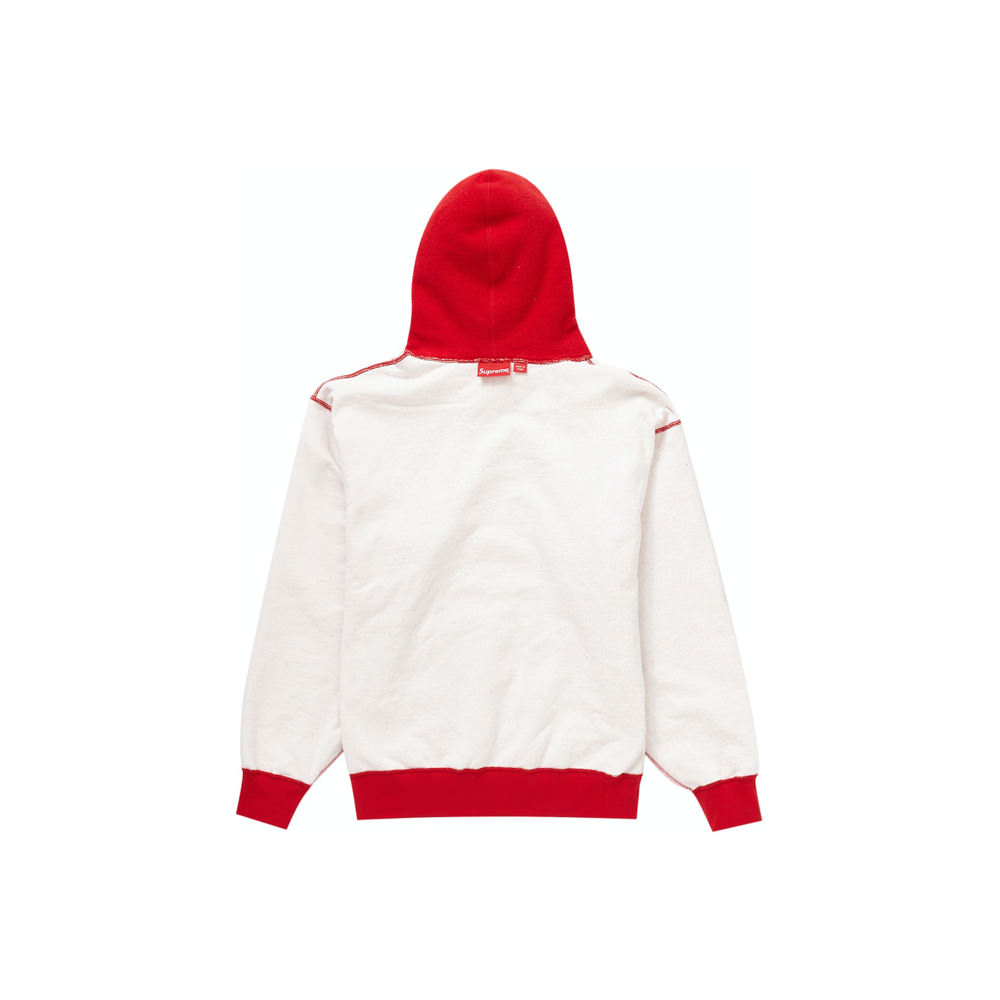 Supreme Inside Out Box Logo Hooded Sweatshirt RedSupreme Inside