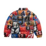 Supreme Mesh Jersey Puffer Jacket Multicolor