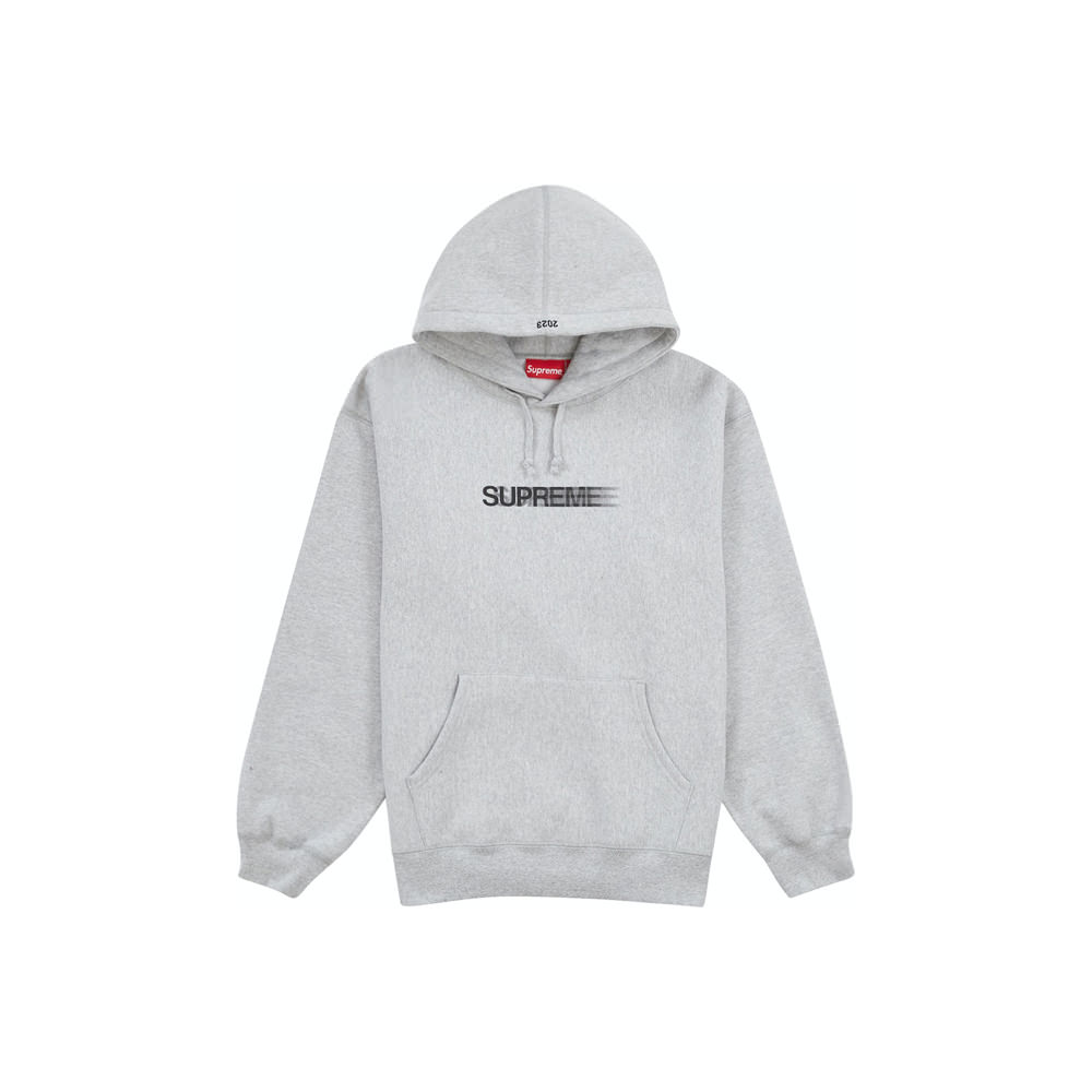 Supreme Motion Logo Hooded Sweatshirt (SS23) Heather GreySupreme