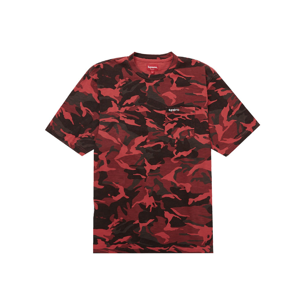 Supreme Pattern Print, Red Camo Camp Cap