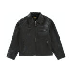 Supreme Schott Leather Racer Jacket Black