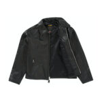 Supreme Schott Leather Racer Jacket Black