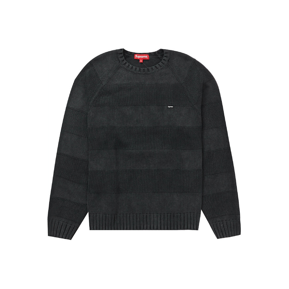 Supreme Small Box Stripe Sweater BlackSupreme Small Box Stripe