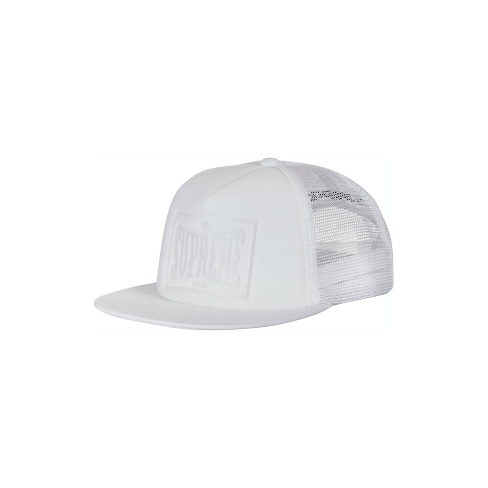 Supreme Stamped Mesh Back 5-Panel White