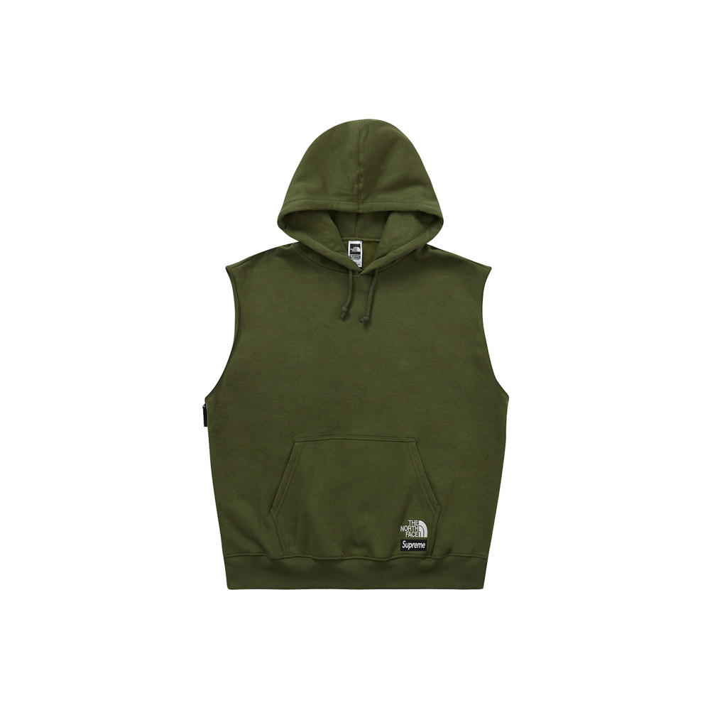 Supreme The North Face Convertible Hooded Sweatshirt OliveSupreme