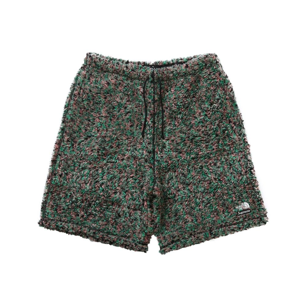 Supreme The North Face High Pile Fleece Short MulticolorSupreme